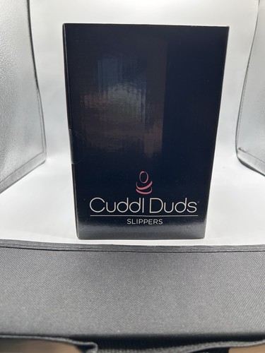 Cuddl Duds Slippers Teddy Cuff Pom Slippers Cozy Black Women’s Size Medium 7-8 - Bild 4 von 6