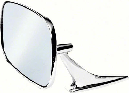 For Chevy Camaro 68-69 Driver Side Manual View Mirror Non-Heated, Non-Foldaway