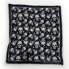 Head Skull Bandana Headband Biker Cotton Pirate 100 Cotton Blue