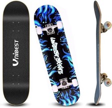 Skateboard Funboard Holzboard komplett 80x20c...