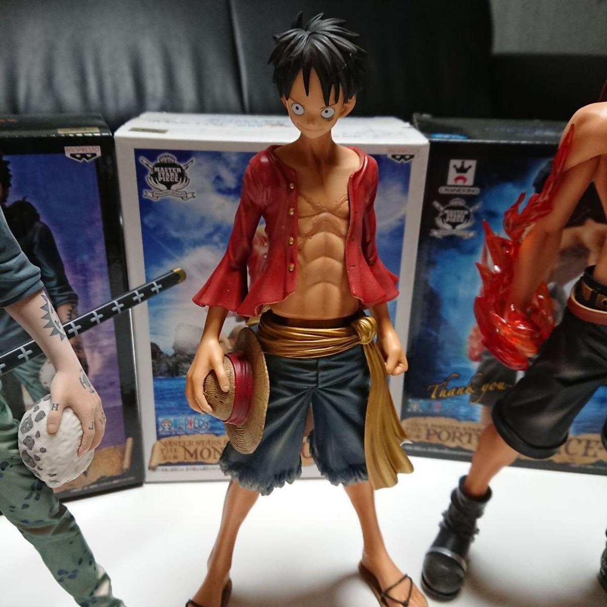 One Piece MSP Master Stars Piece Figure Lot of 5 Luffy Ace Law