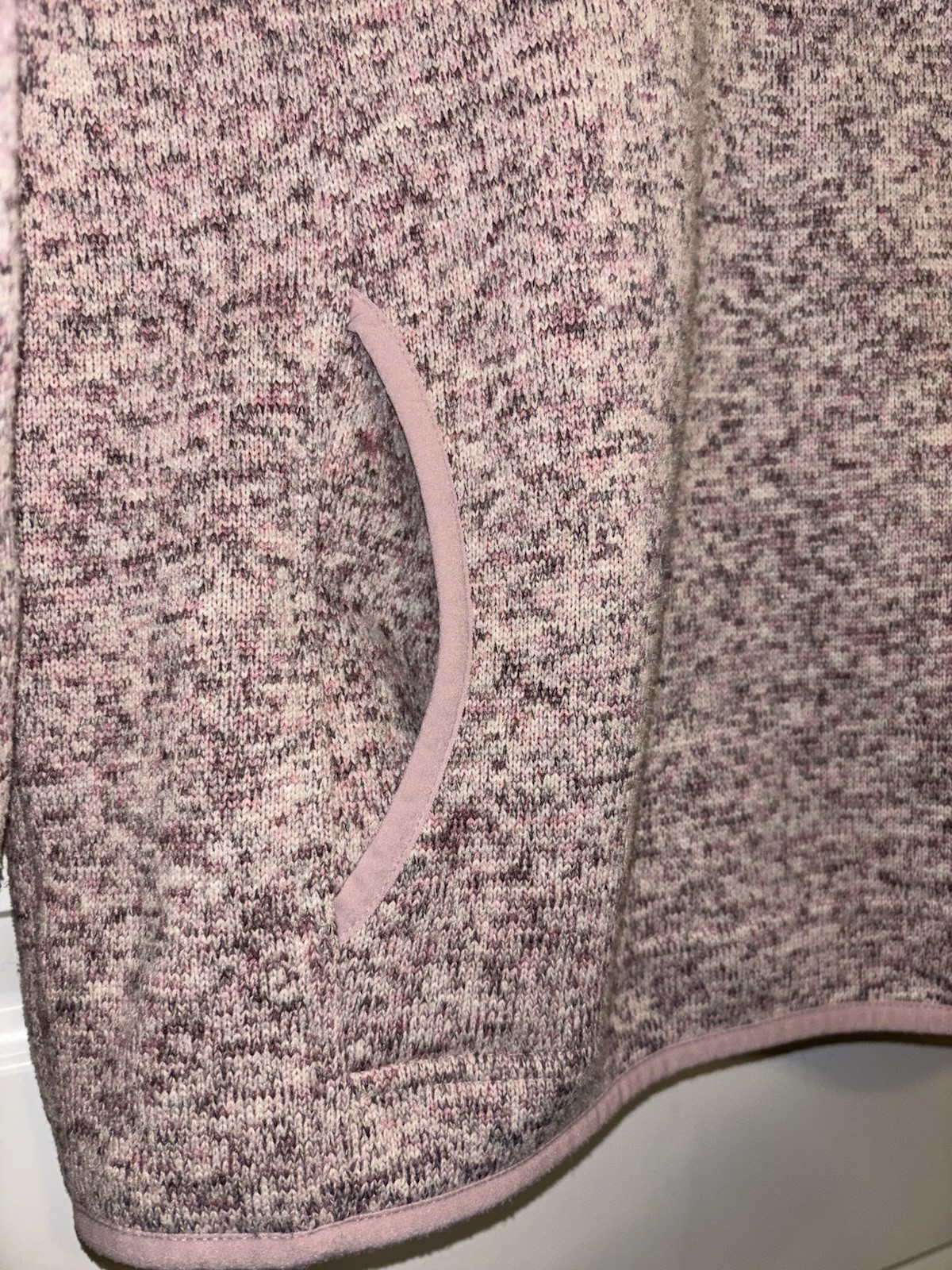 Thread And Supply Madison Pullover Heather Pink - image 5