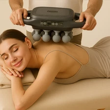 16 Head Massager Gun Deep Tissue, 30-speeds, Rechargeable quiet back legs neck