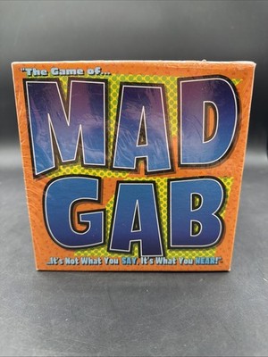 Vintage 1995 Mad Gab Patch Products Word Game  New Sealed Box