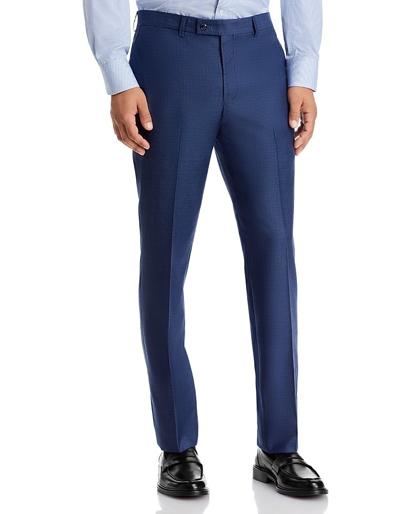 Мужские брюки Robert Graham Modern fit 3236 синего цвета однотонные 5790₽