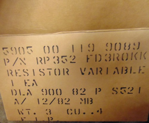 NOS NIB MEMCOR RP352FD3R0KK 600 VOLT VARIABLER WIDERSTAND OHMITE 30 OHM 8,66 AMP - Bild 3 von 10