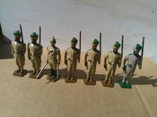 Tradition 33, Indian Army 20th Punjab Infantry 1890, lot of 7 metal, c5