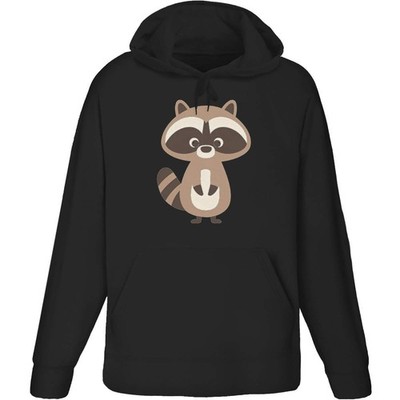 'Simple Cute Raccoon Standing' Adult Hoodie / Hooded Sweater (HO063449)