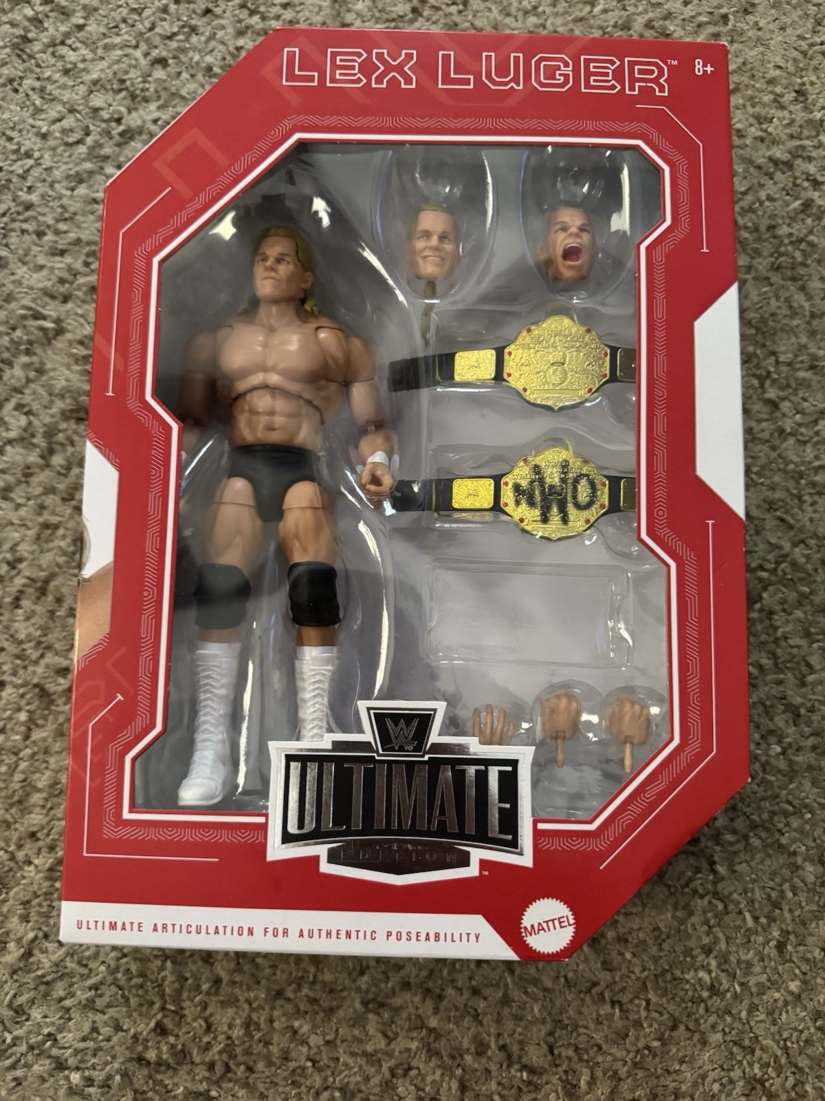 NEW WWE Ultimate Edition Monday Night War Lex Luger Figure Mattel WCW New in box