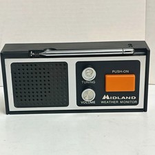 Vintage 1979 Midland Weather Monitor 13-901 NOAA Weather Band Radio Receiver