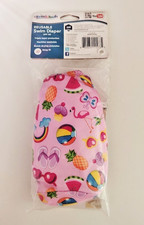 SwimSchool Reusable Swim Diaper Level 1 For Baby 6 Months 10-18 Lbs Pink