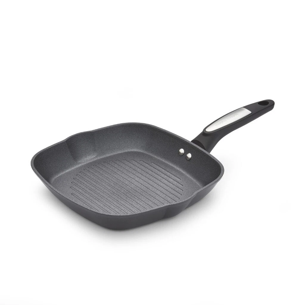 Sartén para plancha Morphy Richards 26 cm cuadrada de aluminio forjado negra