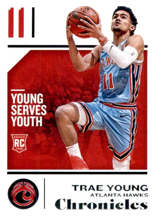 2018-19 Panini Chronicles #94 Trae Young RC Rookie Card HAWKS