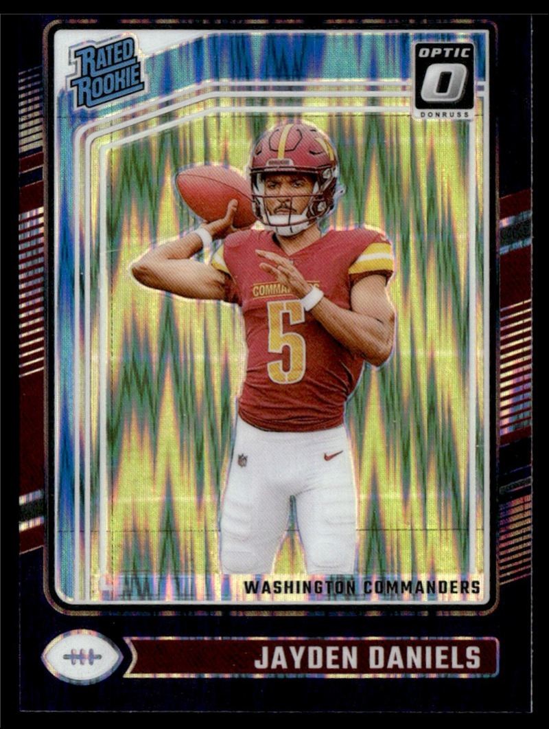 2024 Donruss Optic Rated Rookie Purple Shock Jayden Daniels #248