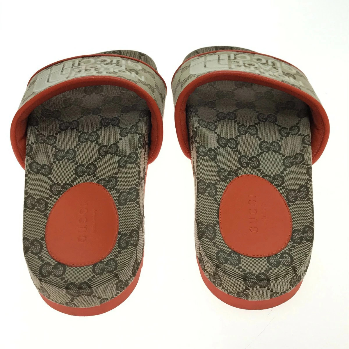 GUCCI Sandals THENORTHFACE/679947 23.5-24cm 37 Orange x Brown B rank thumbnail 4