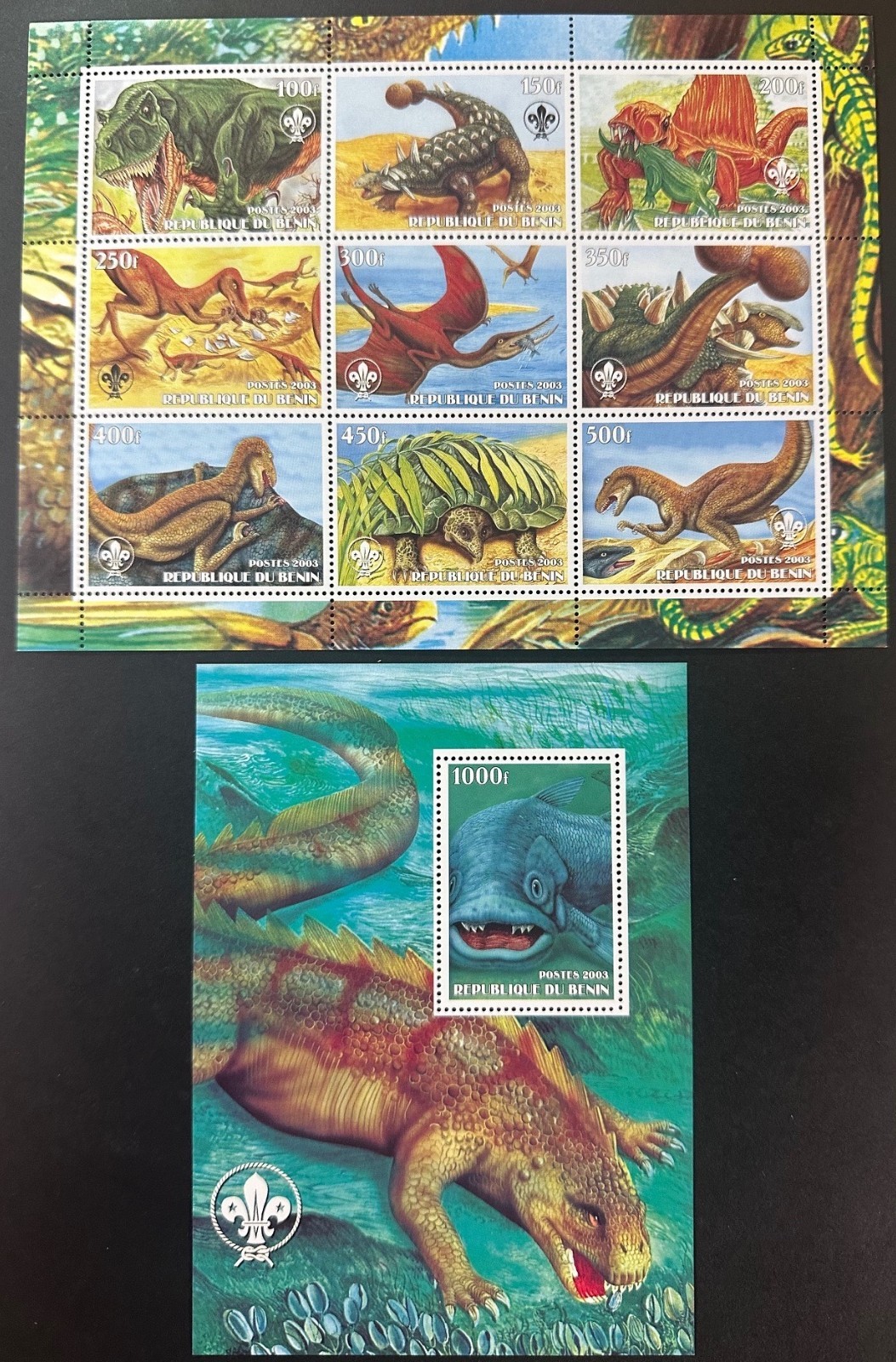 WILDLIFE  Beautiful Mint NEVER Hinged  Sheets  BENIN