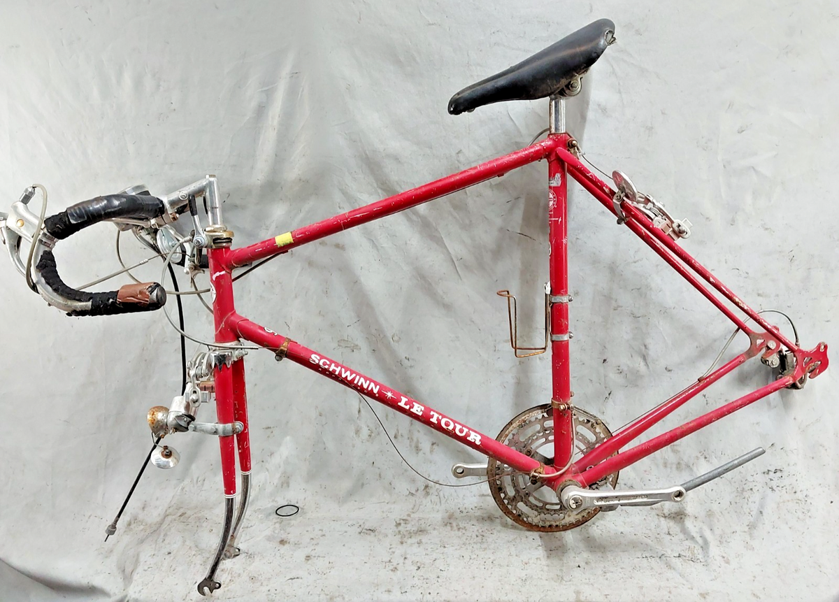 70s schwinn フレームのみ！ ヴィンテージ！ 79' Schwinn Le Tour Road Bike Frame Set XLarge 60cm Lugged Butted