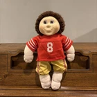 Cabbage Patch Kids 1985 Little Champs 49ers Outfit#8 Brown Hair/Eyes