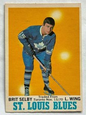 1970-71 O-Pee-Chee #111 Brit Selby Toronto Maple Leafs NRMT