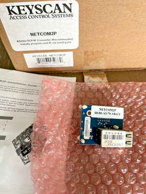 KEYSCAN NETCOM2P TCP/IP COMMUNICATION ADAPTER 523009 800168050370