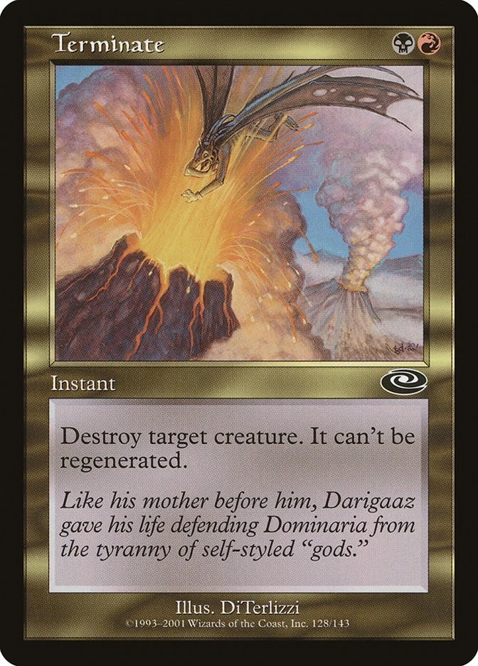 MTG Terminate Planeshift Japanese Near Mint Foil - Image 2 of 2