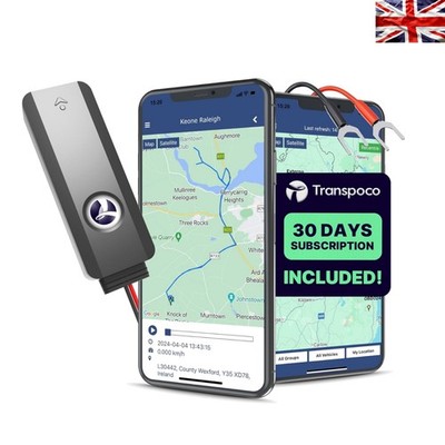 Kompakter 4G GPS Auto Tracker mit Diebstahlsicherung & 300 mAh Backup Akku