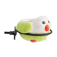 Birds Feeder Bowl Ceramic Bird Feeding Dish Cup with Clamp Holder Birdcage Food