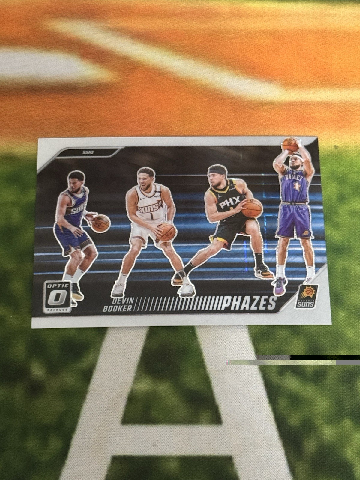 Devin Booker 2024-25 Panini Donruss Optic Phazes #20 Case Hit SSP HB