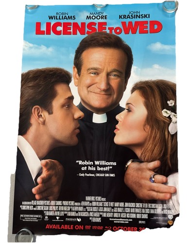 2007 License To Wed Original One Sheet Rolled 27X 40 Movie Store Poster 
