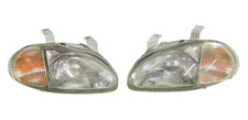 Honda Genuine Cr-x Civic Del Sol Halogen Headlight Lamp Left Right Pair Oem