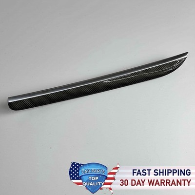 09 -15 Audi S5 A5 REAR PASSENGER RIGHT backseat Trim Panel Carbon Fiber OEM