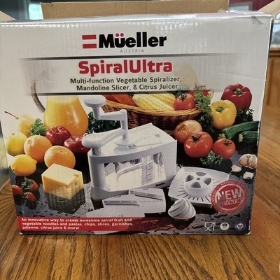 Mueller Spiral Ultra Multi-Blade Spiralizer Mandoline Slicer & Citrus Juicer