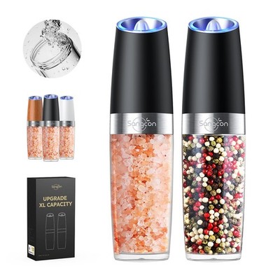 Sangcon Gravity Electric Salt and Extra Large, Battery Powered Set/Black XL 