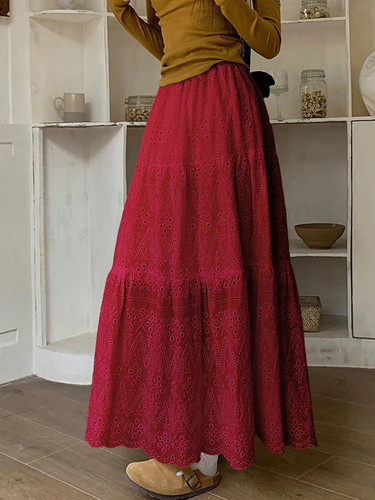 Vestidos Plisados Faldas Largas Niña Línea A Cintura Elástica Falda Hada Mujeres - Imagen 15 de 25