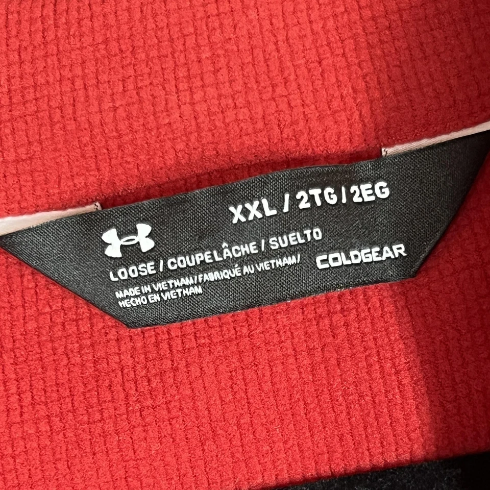 Under Armour Jacket Womens 2XL Red ColdGear Storm Hooded Water Resistant NWT - Image 4 of 4