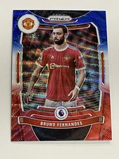 2021-22 Prizm Premier League Soccer Red White & Blue - Bruno Fernandes