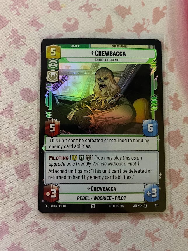 Chewbacca (Foil) Star Wars Unlimited: Jump to Lightspeed Starter 601