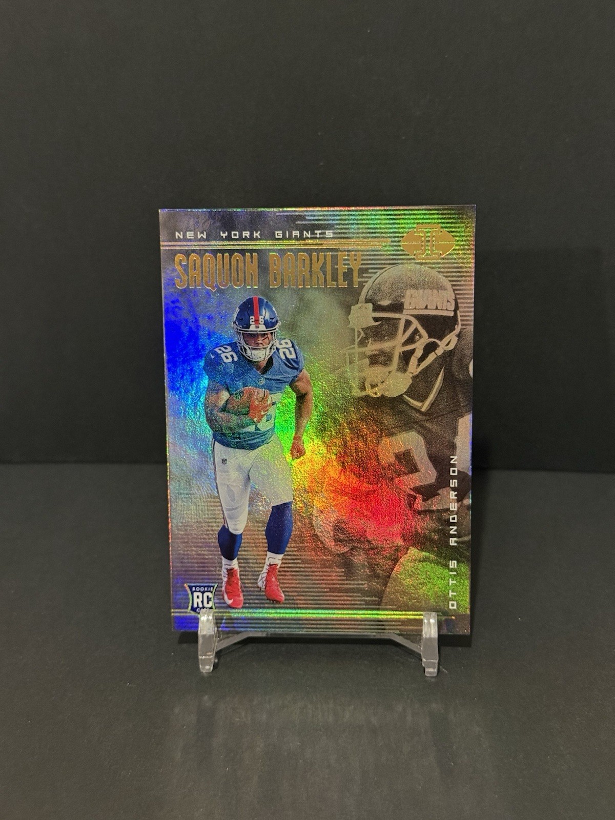 2018 Panini Illusions - Saquon Barkley, Ottis Anderson #38 (RC)