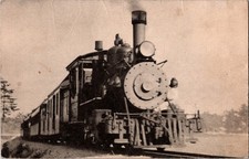 1947 Edaville Railroad Postcard Ocean Spray Cranberry Train South Carver MA VTG