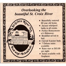 St Croix River Inn Bed-And-Breakfast St Croix 1983 Dalles Clipping SAH9-H6