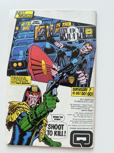 Sam Slade Robo Hunter #6 Quality Comics Excellent Condition - Picture 4 of 5