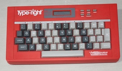 Vintage VTech Type-right Typing Game Interactive Teaching Machine Tested