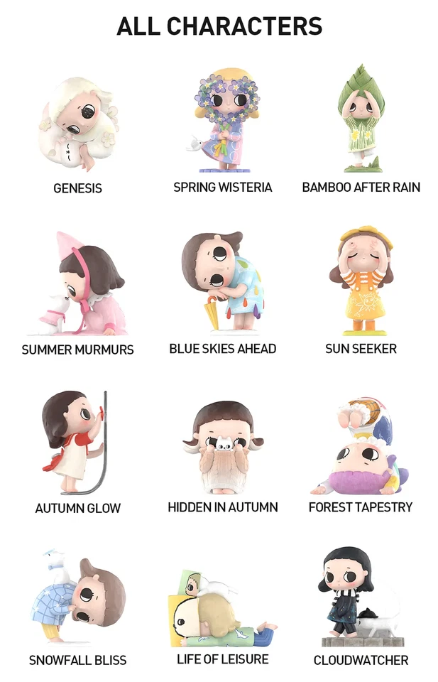 NYOTA I AM THE SEASONS SERIES FIGURES 2.36-3.54INCHES AUTHENTIC HOT CUTE TOY - Bild 4 von 4