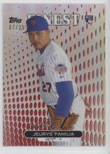 2013 Topps Finest Red Refractor 7/25 Jeurys Familia #97 t8i