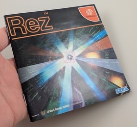 Sega Dreamcast - Rez - Complete CIB Japanese Import
