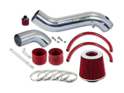 BCP RW RED For 02-05 TrailBlazer/Envoy/Bravada 4.2L Ram Air Intake Kit+Filter
