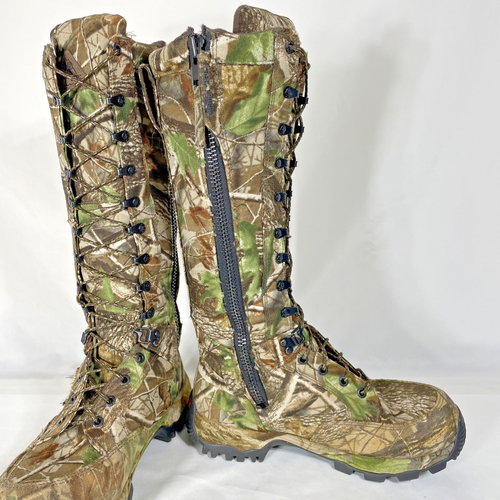 Rocky Boots 7550 Camo 15" Tall Rattler Snake Proof Zipper Gore-Tex Mens Size 8 M - Picture 9 of 14