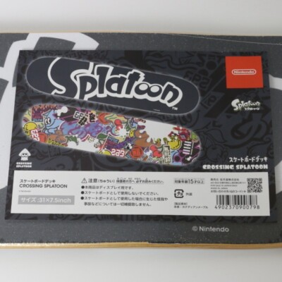Splatoon Skateboard Deck CROSSING SPLATOON 31in × 7.5in Nintendo