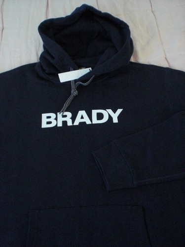 Brady Brand Pullover Fleece Hoodie Sweatshirt, NWT - Men’s L - Black, $95 - Picture 4 of 12
