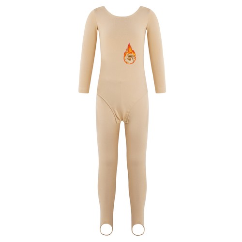 Kids Girls Activewear Practice Leotard With Pants Solid Color Training Costume - Foto 10 di 55